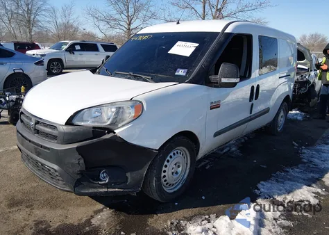 2017 Ram Promaster City Tradesman из США, поврежденный, VIN ZFBERFAB7H6G44866